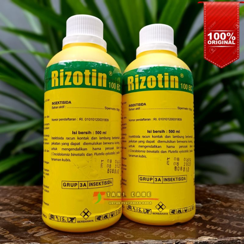 Jual INSEKTISIDA RIZOTIN 100 EC-500 ML | Shopee Indonesia