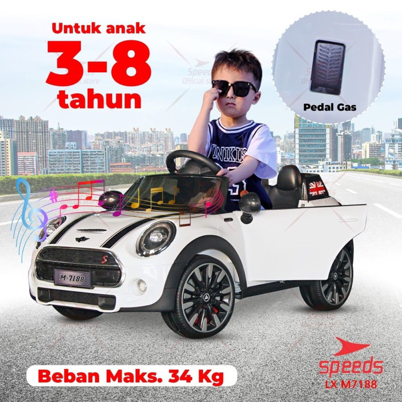 Jual ASEMKAJKT - Mobil Aki Anak PMB MINI COOPER MORTEIN 7188 M7188 ...