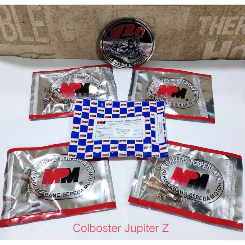 Jual Carbon Brush Arang Dinamo Starter Colboster Set Jupiter Z - Vega ...