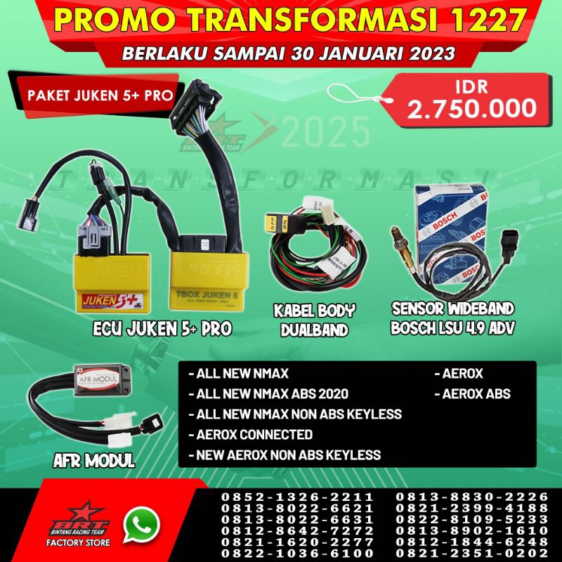 Jual Juken 5 Pro plus Afr modul sensor wide band aerox all new nmax ...