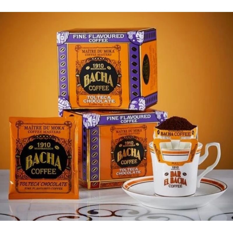Jual BACHA COFFEE TOLTECA CHOCOLATE/BOX(12BAGS) | Shopee Indonesia