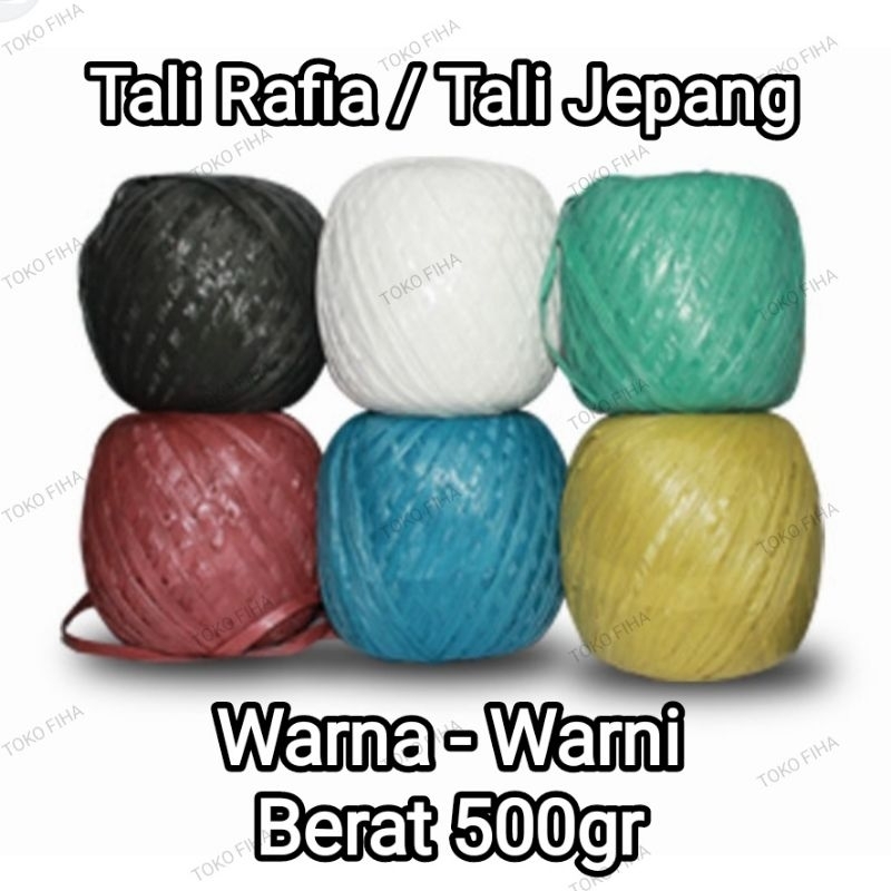Jual Tali Rafia / Tali Jepang 500gr - Per Pcs | Shopee Indonesia