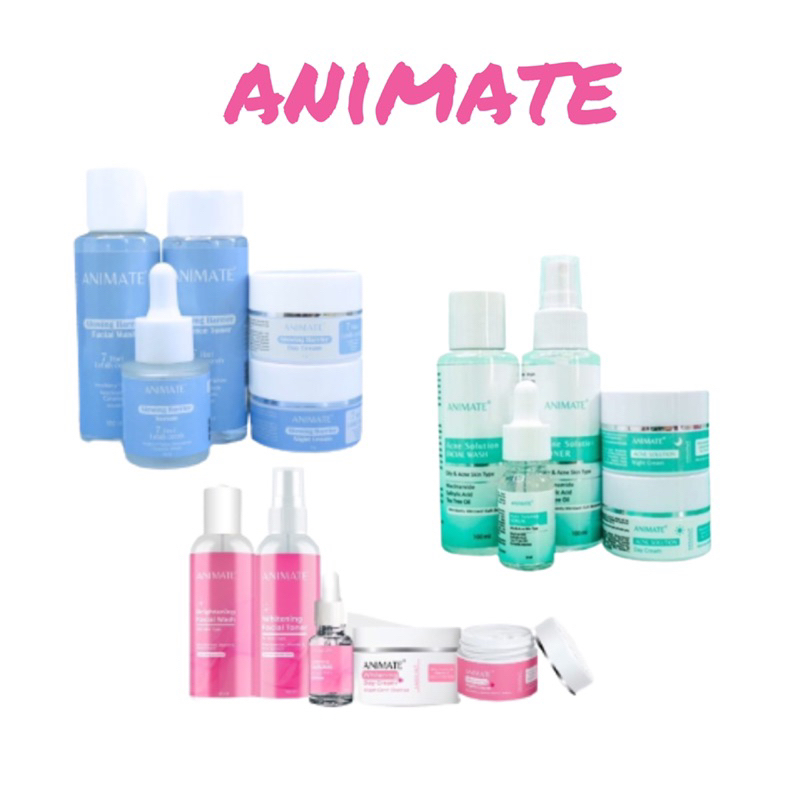Jual ANIMATE SKINCARE Acne Solution | Glowing Barrier | Whitening ...
