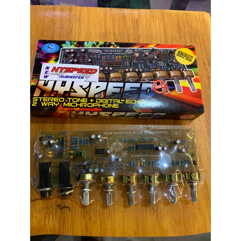 Jual Kit Hyspeed Tone control + Subwoofer + 2 mic | Shopee Indonesia