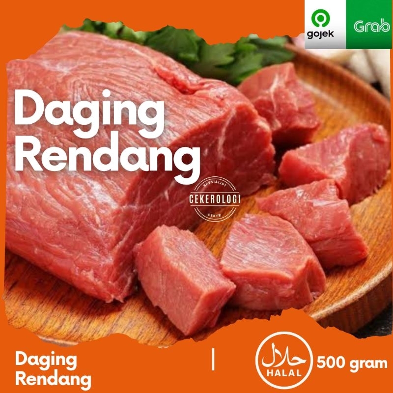 Jual Daging Rendang 500gram Daging Rendang Sapi 500 Gram Daging