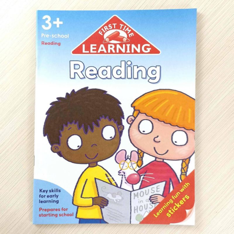 Jual First Time Learning READING (bonus stickers) | Shopee Indonesia