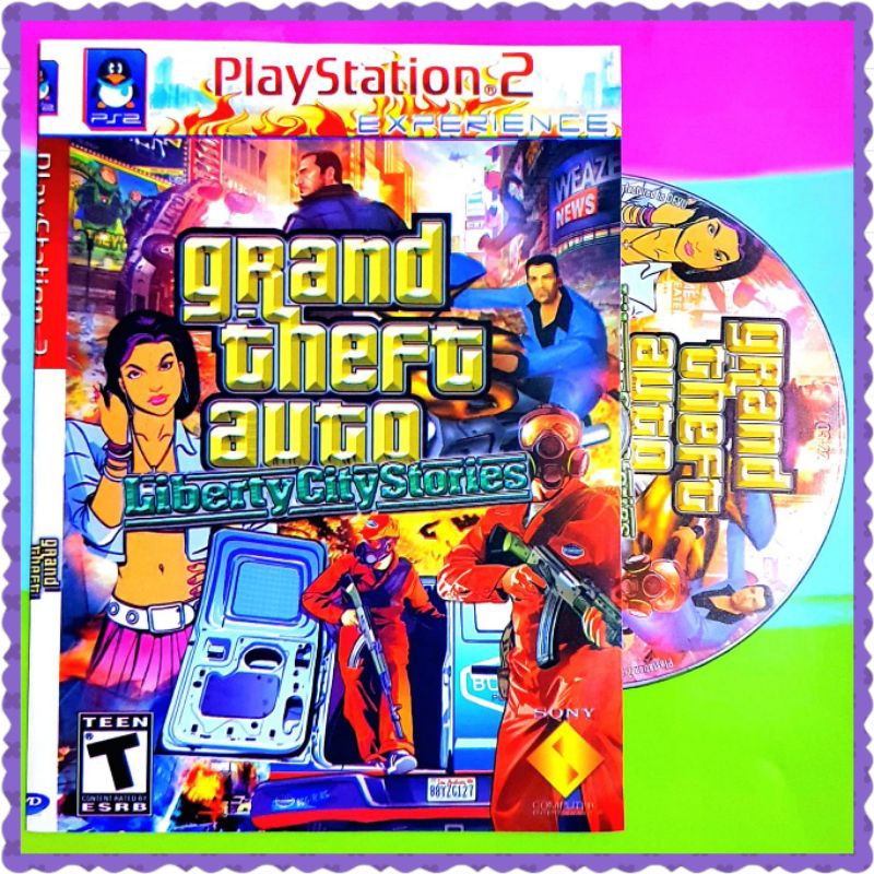 Jual KASET PLAYSTATION2 GTA LIBERTY CITY STORIES