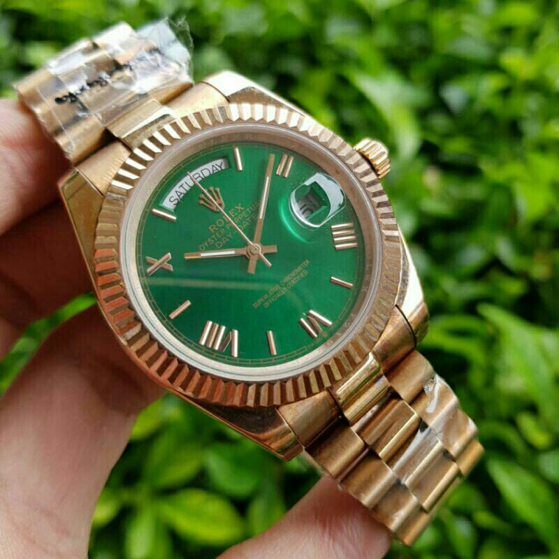 Jual Jam Tangan Pria Rolex Daydate Automatic All Stainless Kuitas Original Shopee Indonesia