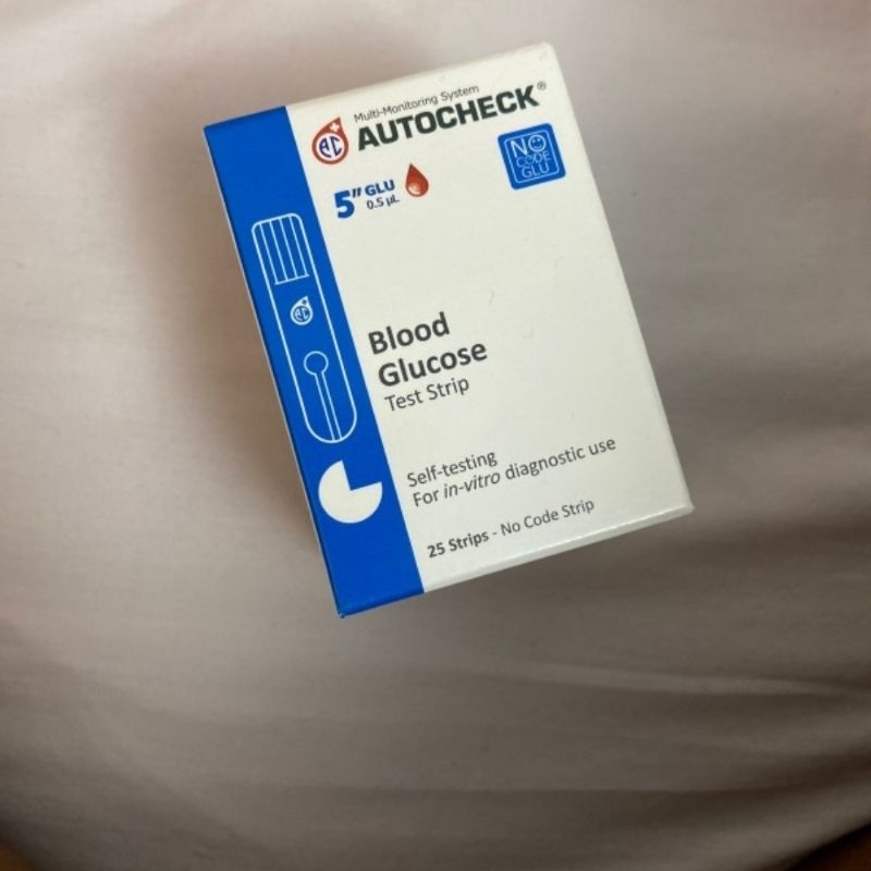 Jual Autocheck gula darah strip 25 pcs glucose auto check blood glucose ...