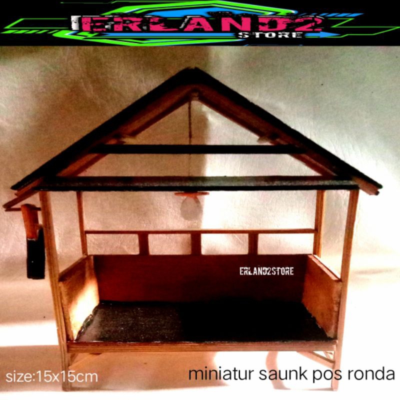 Jual miniatur pos ronda | Shopee Indonesia
