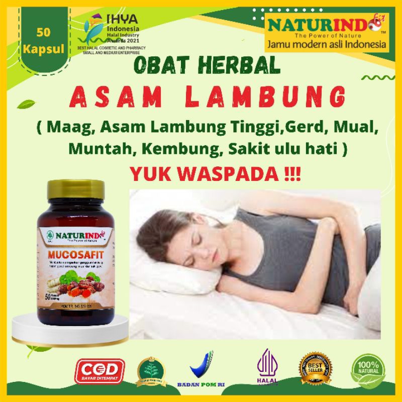 Jual Obat Asam Lambung Maag Herbal Ampuh Asam Lambung Maag Gerd Kronis Mual Mucosafit Naturindo