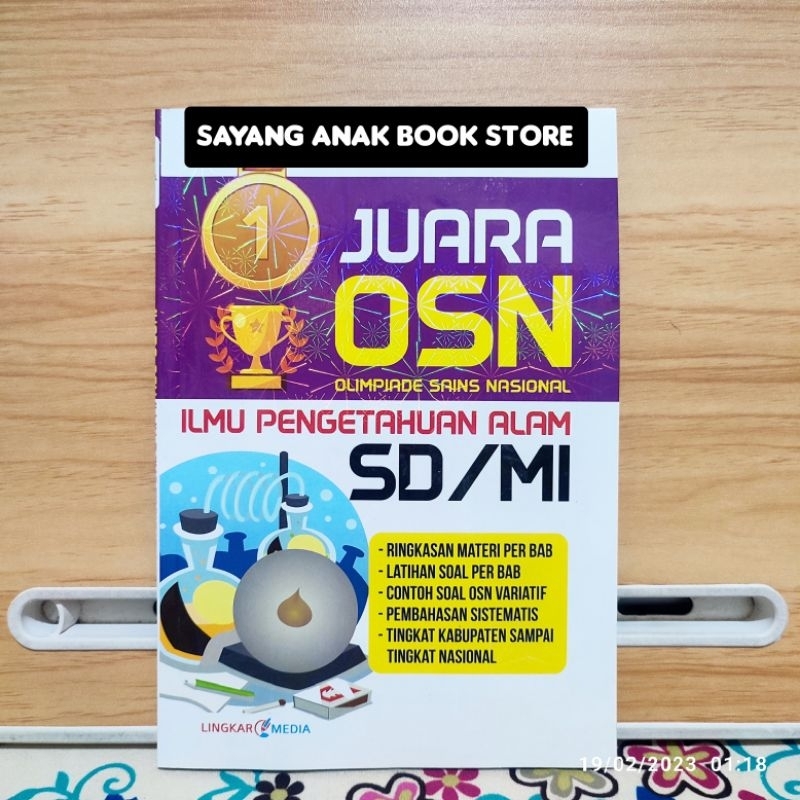 Jual Buku Juara Osn Olimpiade Sains Nasional Ilmu Pengetahuan Alam Sdmi Full Color Shopee 2628