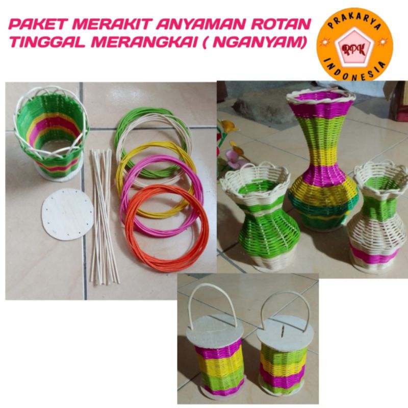 Jual Bahan anyaman rotan siap rakit | Shopee Indonesia