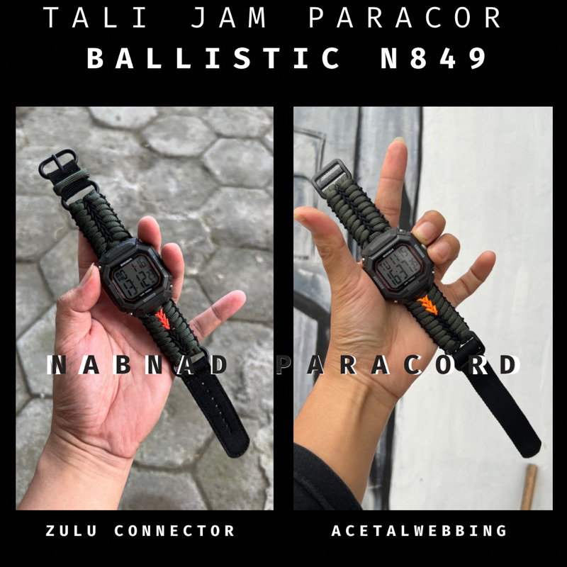 Jual Strap Tali Jam Tangan Eger Ballistic Balistic Balistik N849 Custom