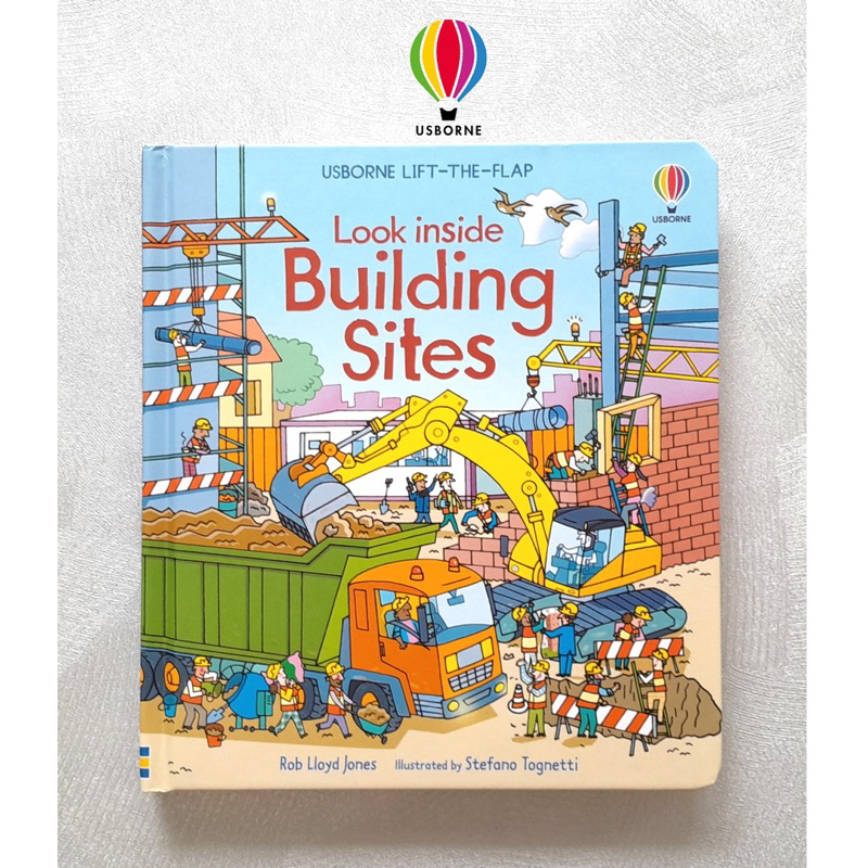 Jual USBORNE ORIGINAL LOOK INSIDE BUILDING SITES | Shopee Indonesia
