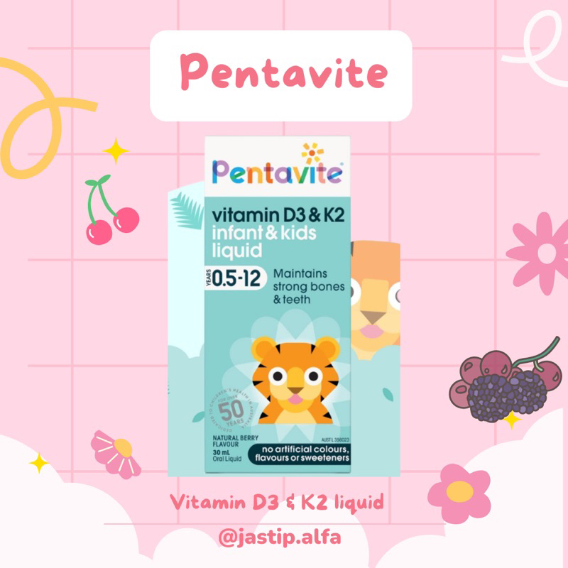 Jual PENTAVITE Vitamin D3 & K2 liquid Shopee Indonesia