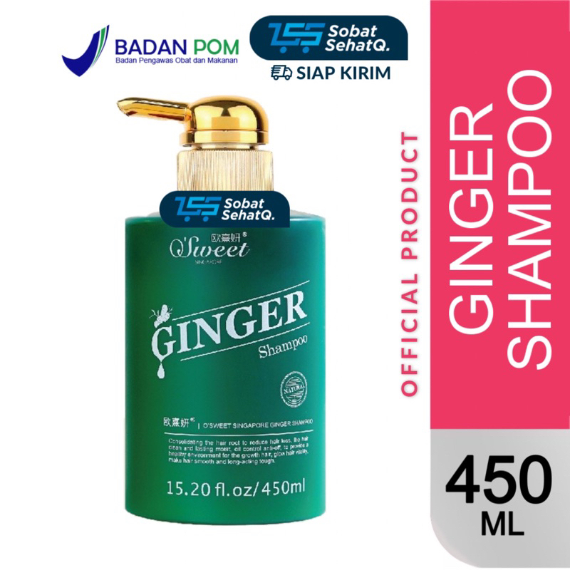 Jual O Sweet Singapore Ginger Shampoo 450 ML Original Shopee Indonesia