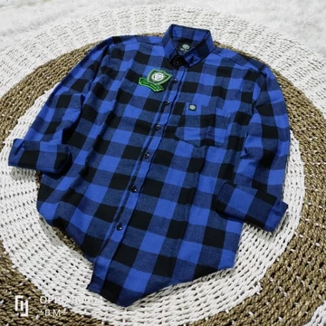 BOY MOM Kemeja Flanel Catur M L XL XXL XXXL XXXXL Unisex Pria Wanita Distro Lengan Panjang