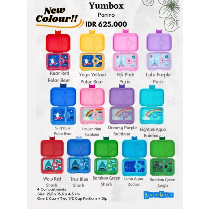 Jual Yumbox Panino 4 Compartments | Shopee Indonesia