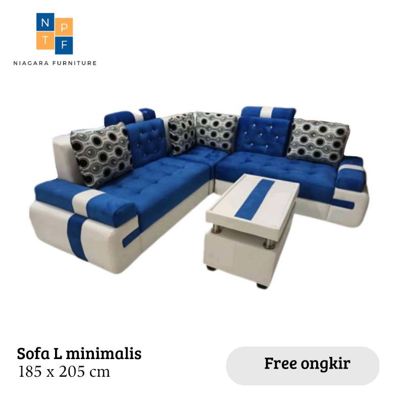 Jual Sofa L Sudut Minimalis Sofa Ruang Tamu Kursi Tamu Murah Sofa