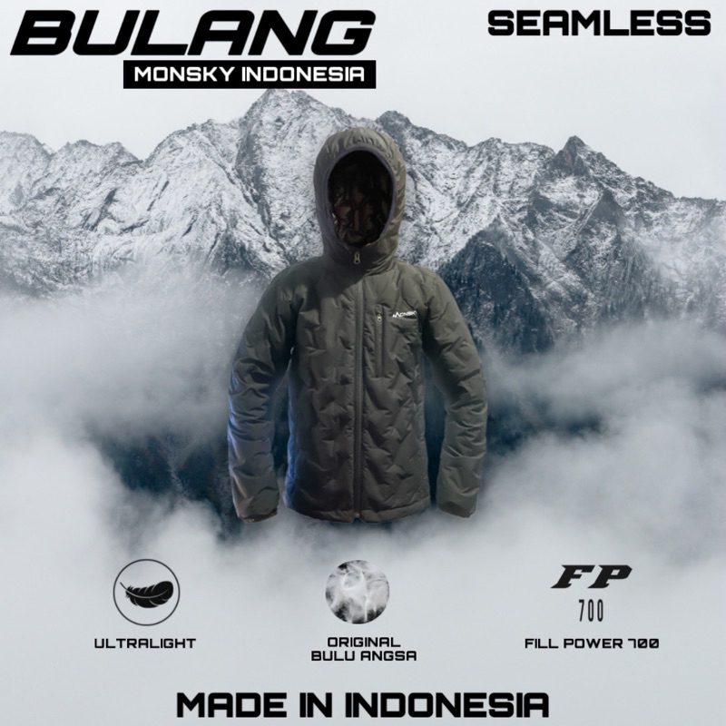 Jual Jaket Bulang Monsky Seamless Original Bulu Angsa | Shopee Indonesia