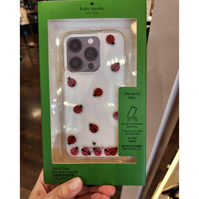 Kate Spade Ladybug Liquid online Case iPhone 14 Pro Max.