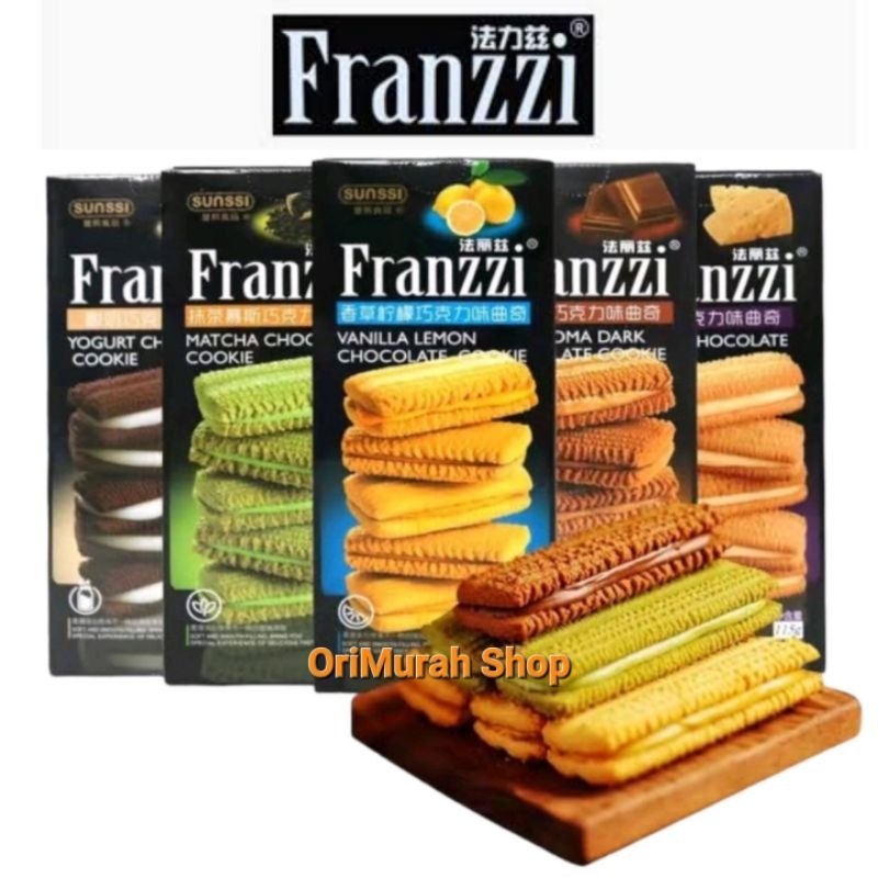 Jual Franzzi Cookie Biskuit Cheese Vanilla Lemon Matcha Yoghurt Dark ...