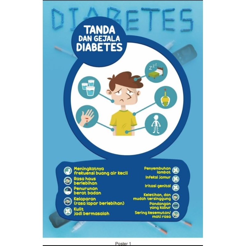 Jual Stiker mencegah komplikasi Diabetes | Shopee Indonesia