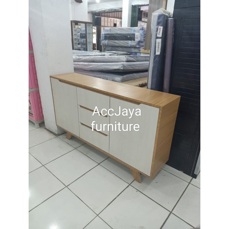 Jual Buffet Pendek Credenza Mejatvminimalishpl Shopee Indonesia