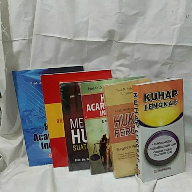 Jual Paket Buku Hukum Hukum Acara Perdata Indonesia Sudikno Hukum