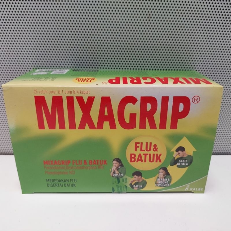 Jual Mixagrip Flu Batuk BOX (25 Strip X 4 Kaplet) | Shopee Indonesia