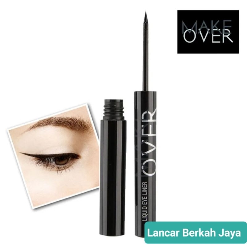 Jual MAKE OVER Eyliner Liquid Black | Shopee Indonesia