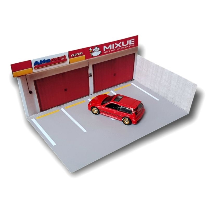 Jual Mixue Diorama Hot wheels papercraft ice creamskala 1/64 buat ...