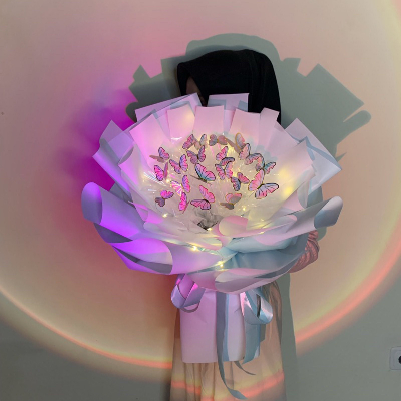 Jual Echiiglo butterfly bouquet / buket kupu kupu / kado ultah