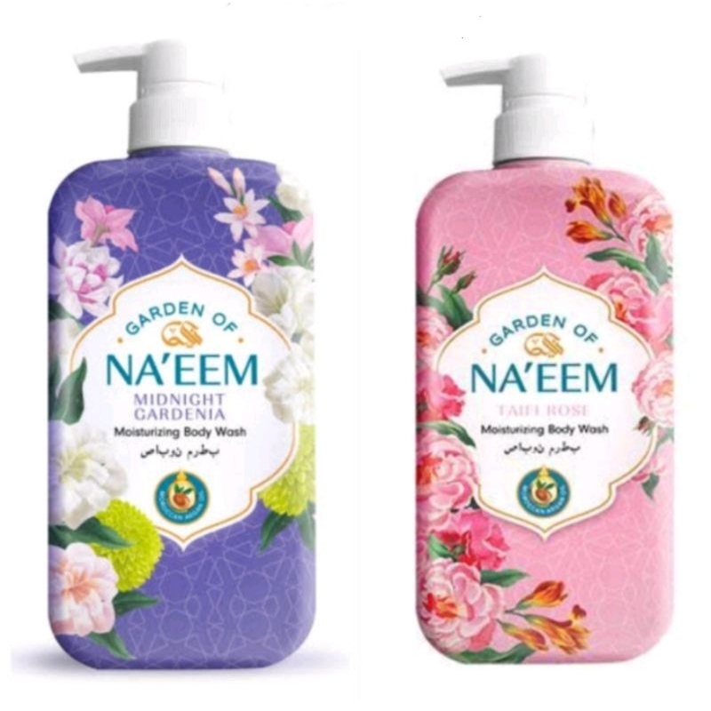 Jual Naeem Body Wash 480ml Botol Pump | Garden Of Na'eem Body Wash ...