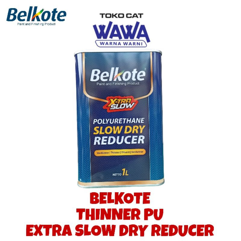Jual thinner pu Belkote Polyurethane Xtra slow dry reducer 1ltr tiner ...