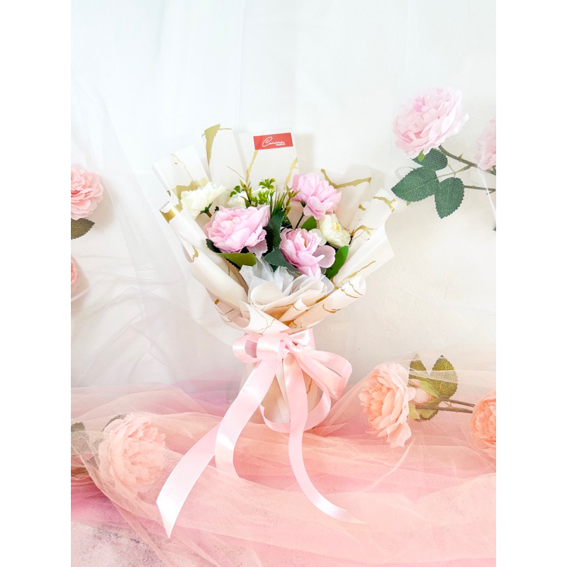 Jual Small Artificial Flowers Bouquet Buket Bunga Artificial Kecil ...