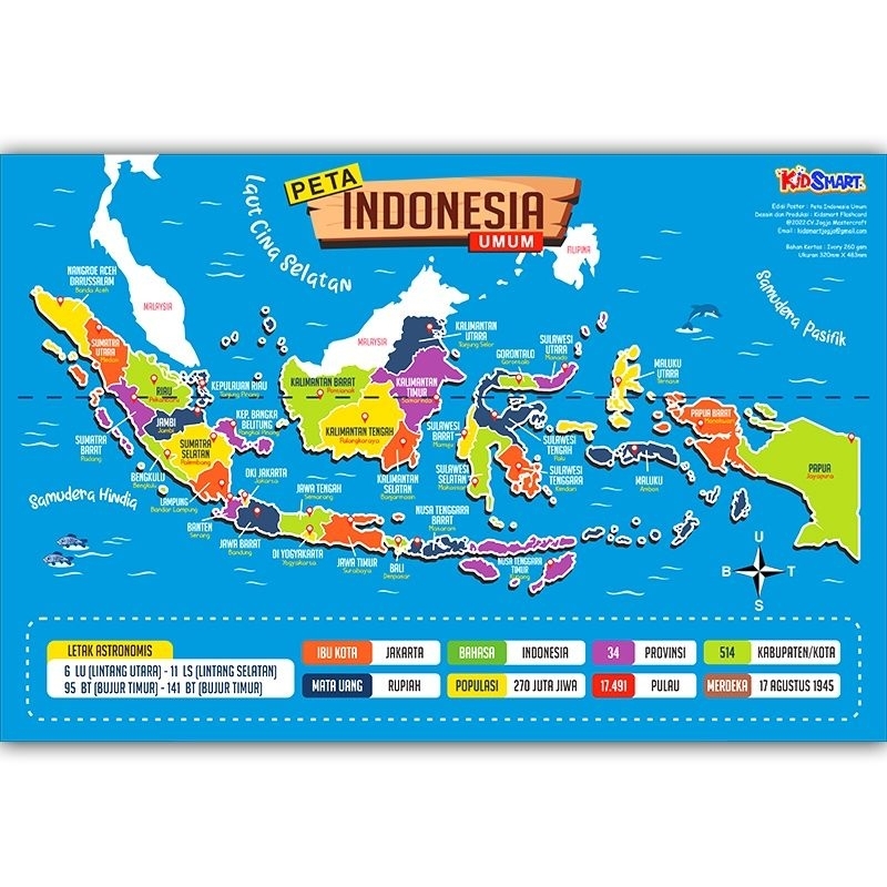 Jual Poster Peta Indonesia | Shopee Indonesia