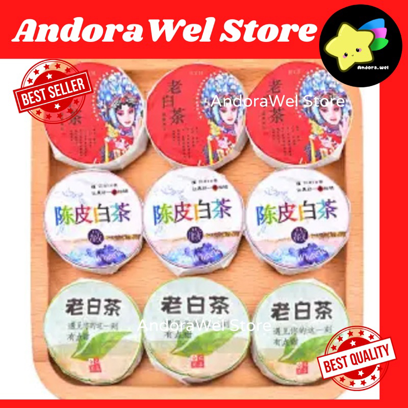 Jual Chinese Tea White Tea Kulit Jeruk Chen Pi Bai Cha Herbal Tea Teh