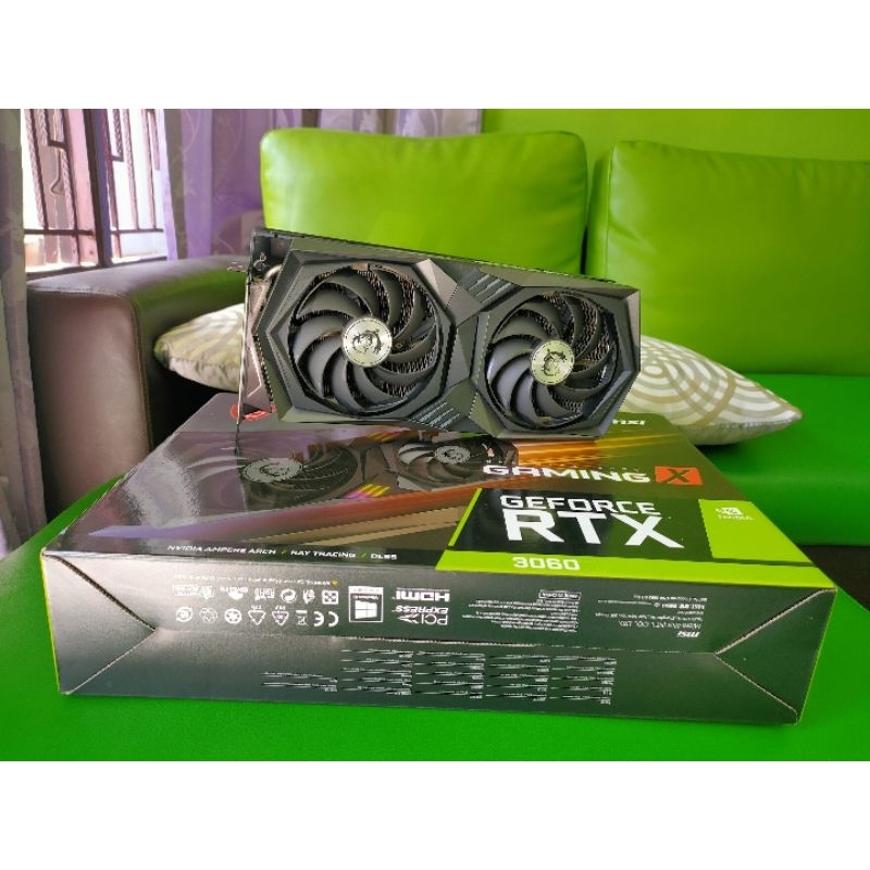 Jual Msi Geforce Rtx 3060 Gaming X 12gb Ddr6 Garansi Resmi Shopee