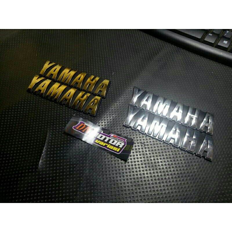 Jual Emblem Tangki Yamaha Rx King Gold Chrome Logo Tengki Rxking Simbol Tank Yamaha Rx