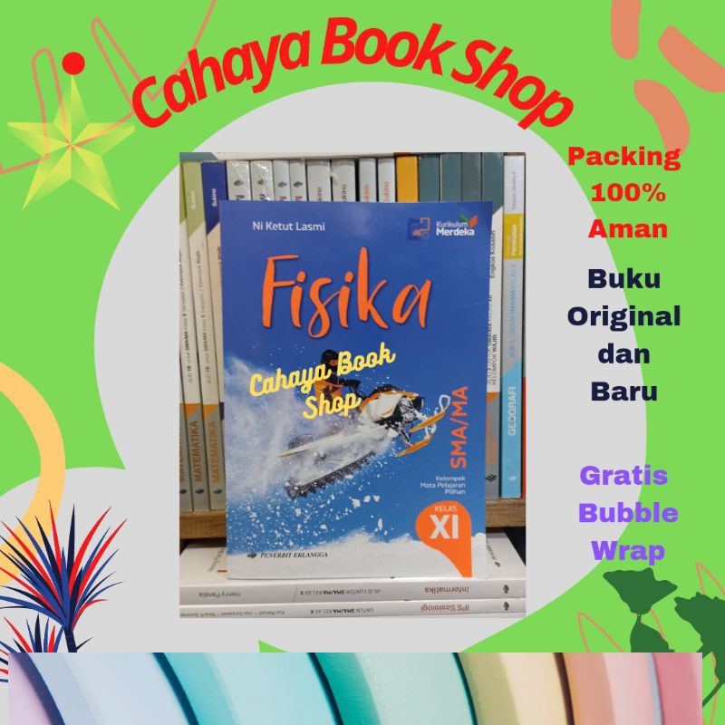 Jual Buku Fisika Kelas XI.11 SMA Kurikulum Merdeka Erlangga Ni Ketut ...