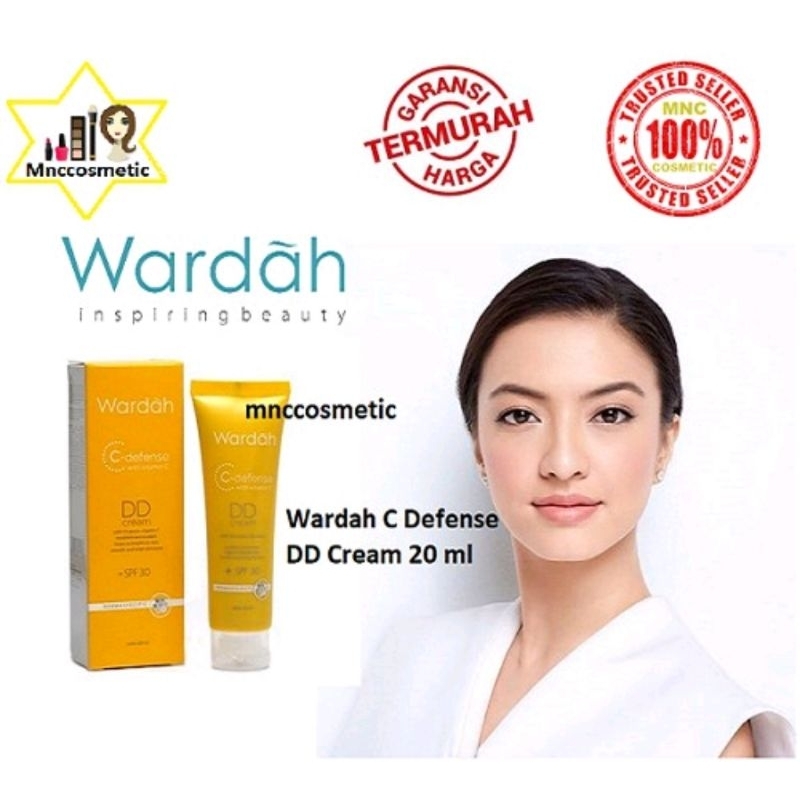 Jual Wardah C Defense DD Cream 20 ml (2 Varian) (natural, light