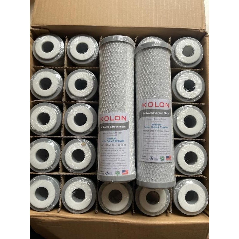 Jual Cartridge Filter air CTO Kolon 10" Shopee Indonesia