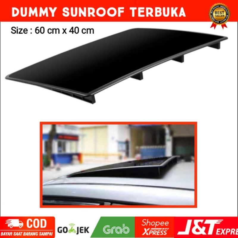 Jual Dummy Sunroof Model Terbuka Kebuka Universal Ukuran X Cm Dengan List Karet Dan