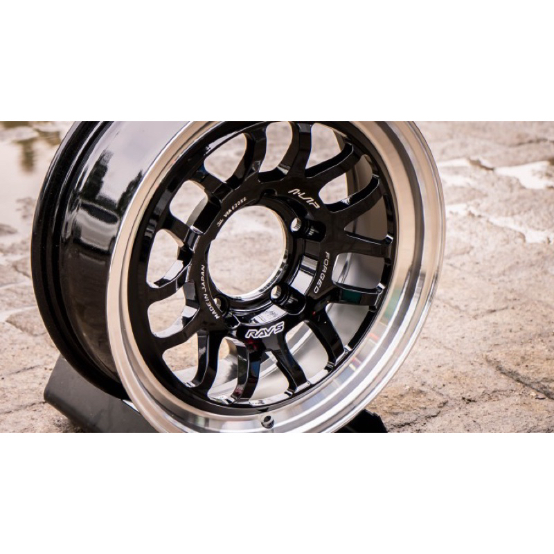 Jual Velg Rims Volk Rays A Lap 07 X Suzuki New Jimny R16 6 ET-5 Black ...