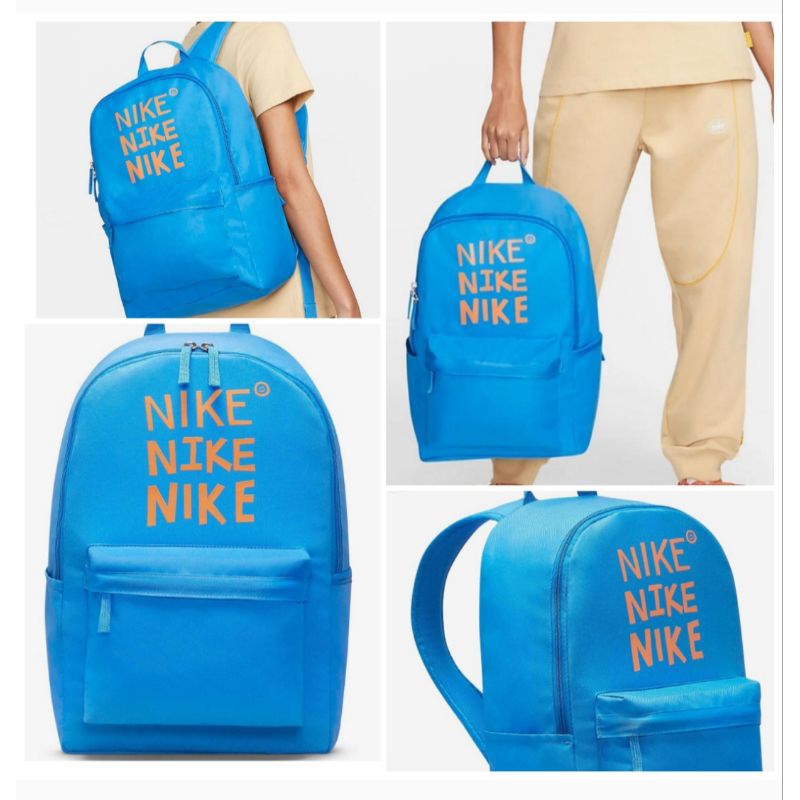 Jual NIKE HERITAGE BACKPACK BLUE ORIGINAL | Shopee Indonesia