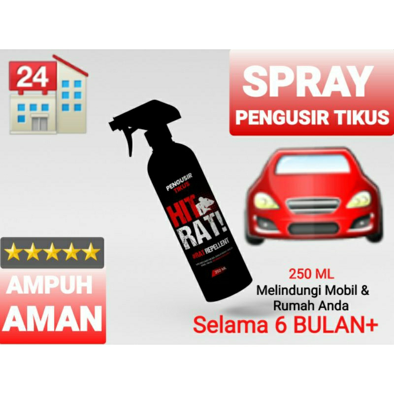 Jual HIT RAT! Rat Repellent Pengusir Tikus Ampuh Cairan Anti Tikus ...