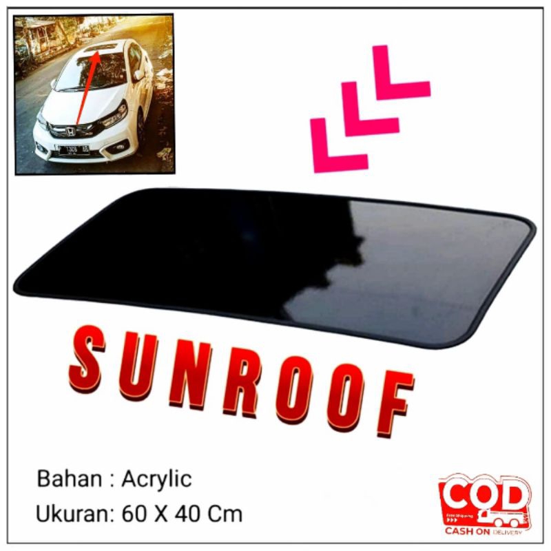 Jual DUMMY SUNROOF MOBIL UNIVERSAL Size 60 X 40 CM Avanza Xenia