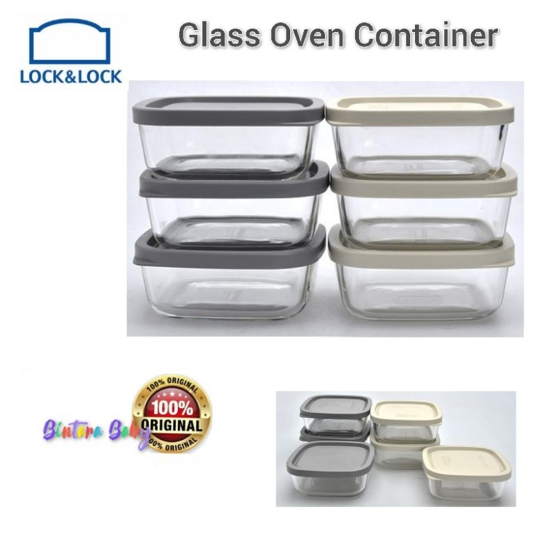 Jual ORIGINAL Glass Lock n Lock Baby Food Oven Glass Container